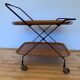 Swedish bar trolley by Paul Nagel for JIE Gantofta, 1950s