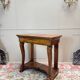 Console in flamed walnut from the louis philippe period, 19th century
