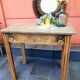 Table bois et marbre art déco