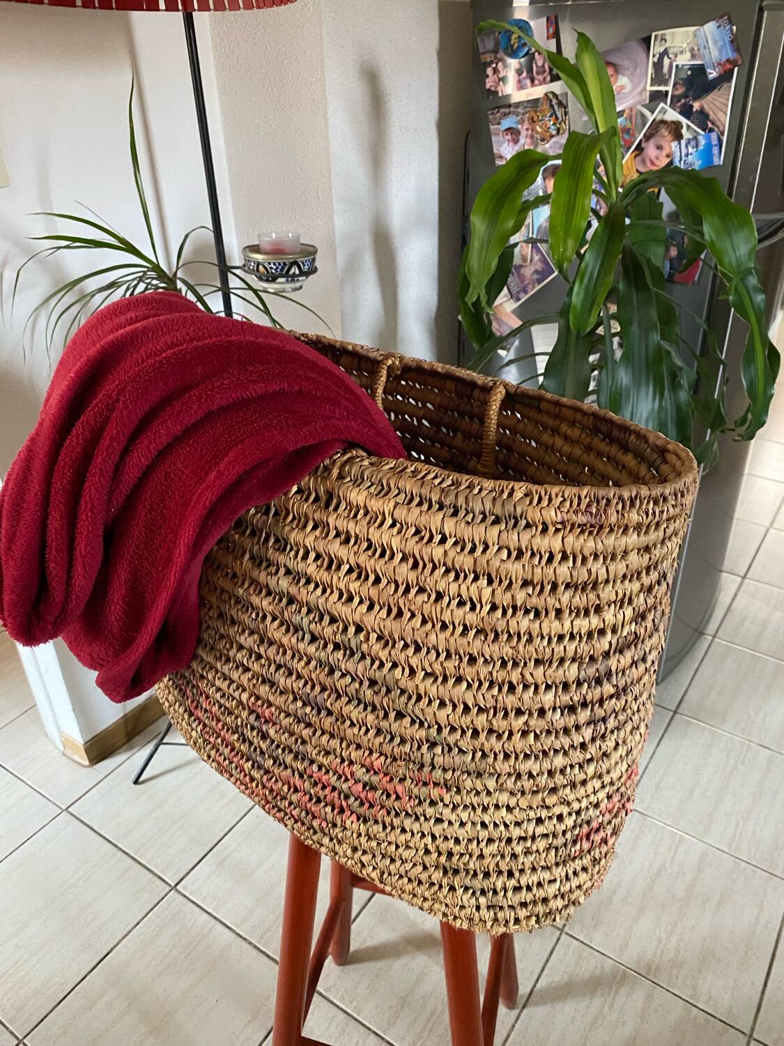 XXL bohemian basket.