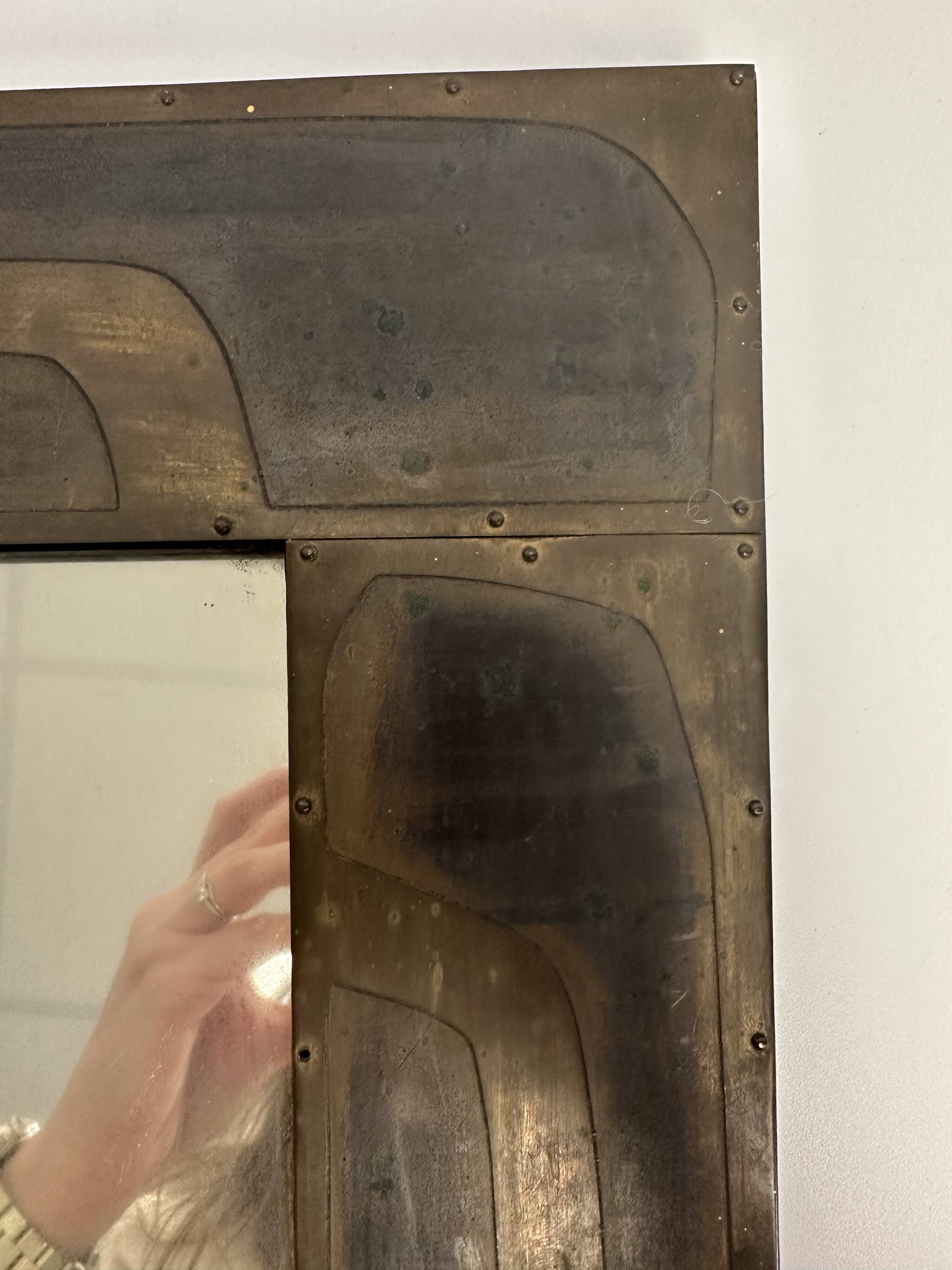 Vintage Jean Blazy mirror