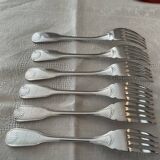 Set of 12 fish cutlery Christofle model Vendome