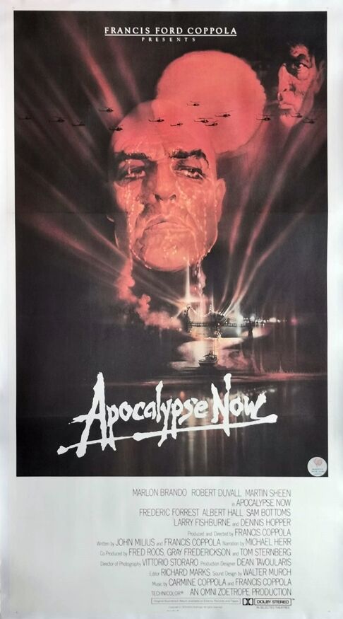 very rare original American canvas poster of 1979 104x192 cm Francis Ford Coppola