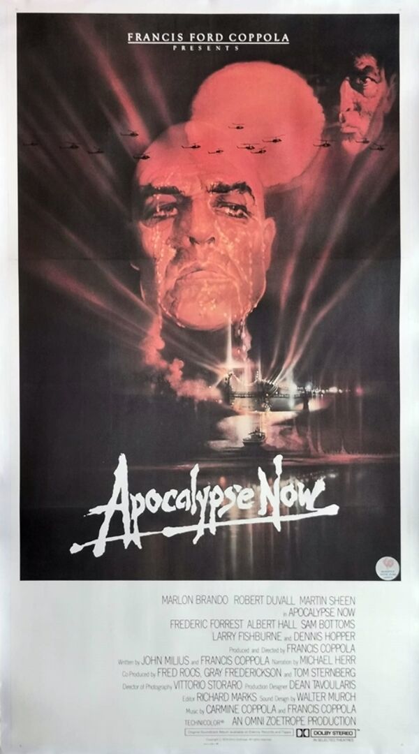 Affiche entoilée américaine originale de 1979 104x192 cm Francis Ford Coppola