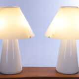Set murano table lamps handmade, 1970s
