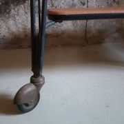 Side table, wheeled serving trolley