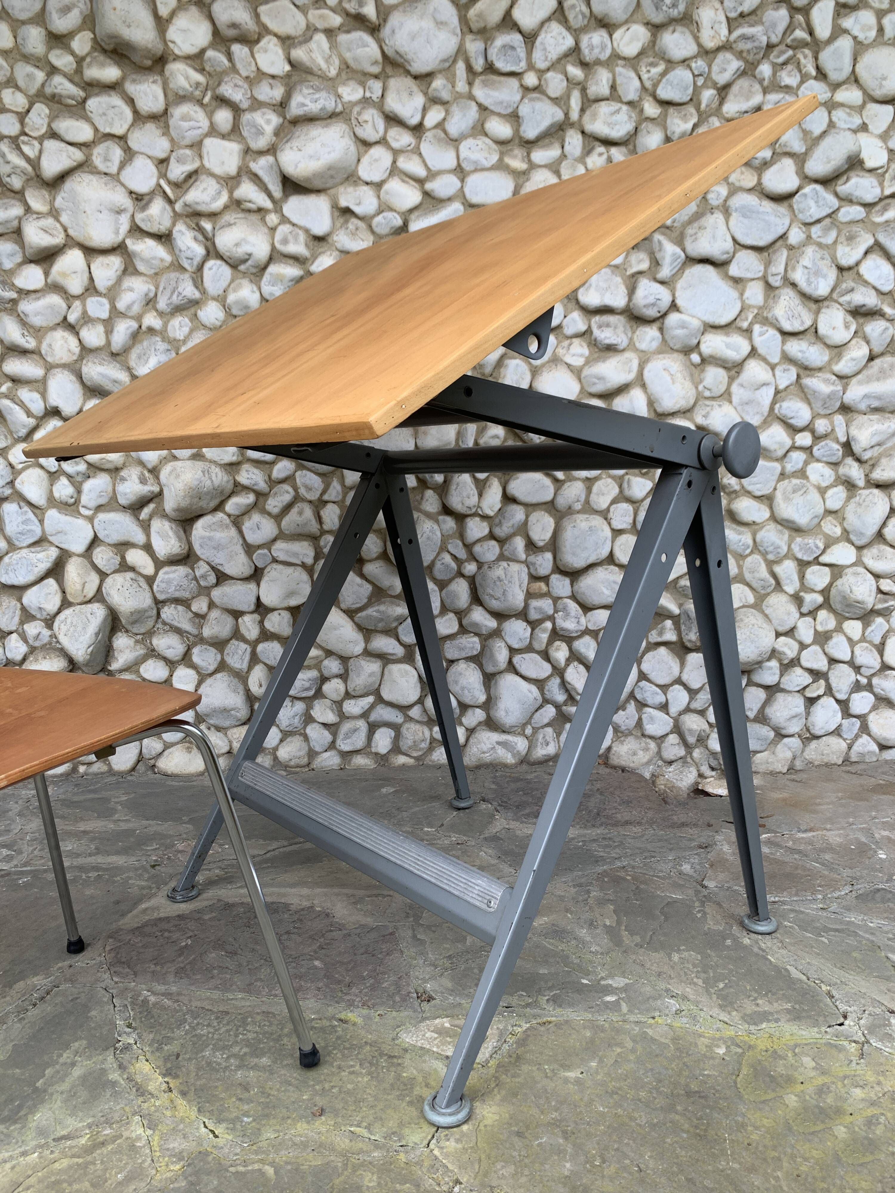 Drawing table by Wim Rietveld & Friso Kramer for Ahrend de Cirkel, Holland