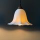 Pair of antique porcelain pendant lamps