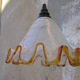 Glass pendant light