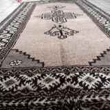 Handmade vintage Persian Gabbeh rug 111cm x 214cm, 1970s