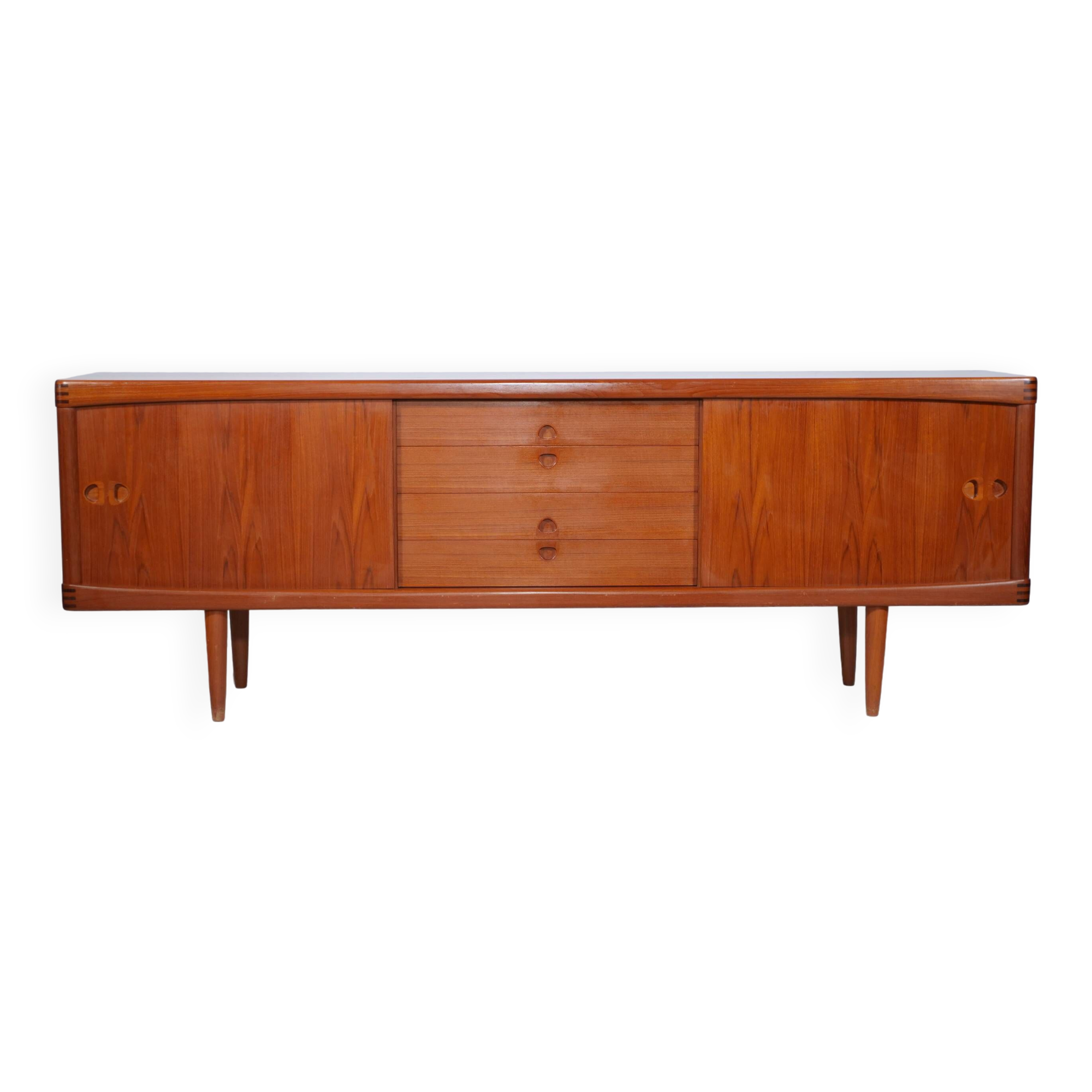 Danish teak sideboard by HW Klein for Bramin, 1960s