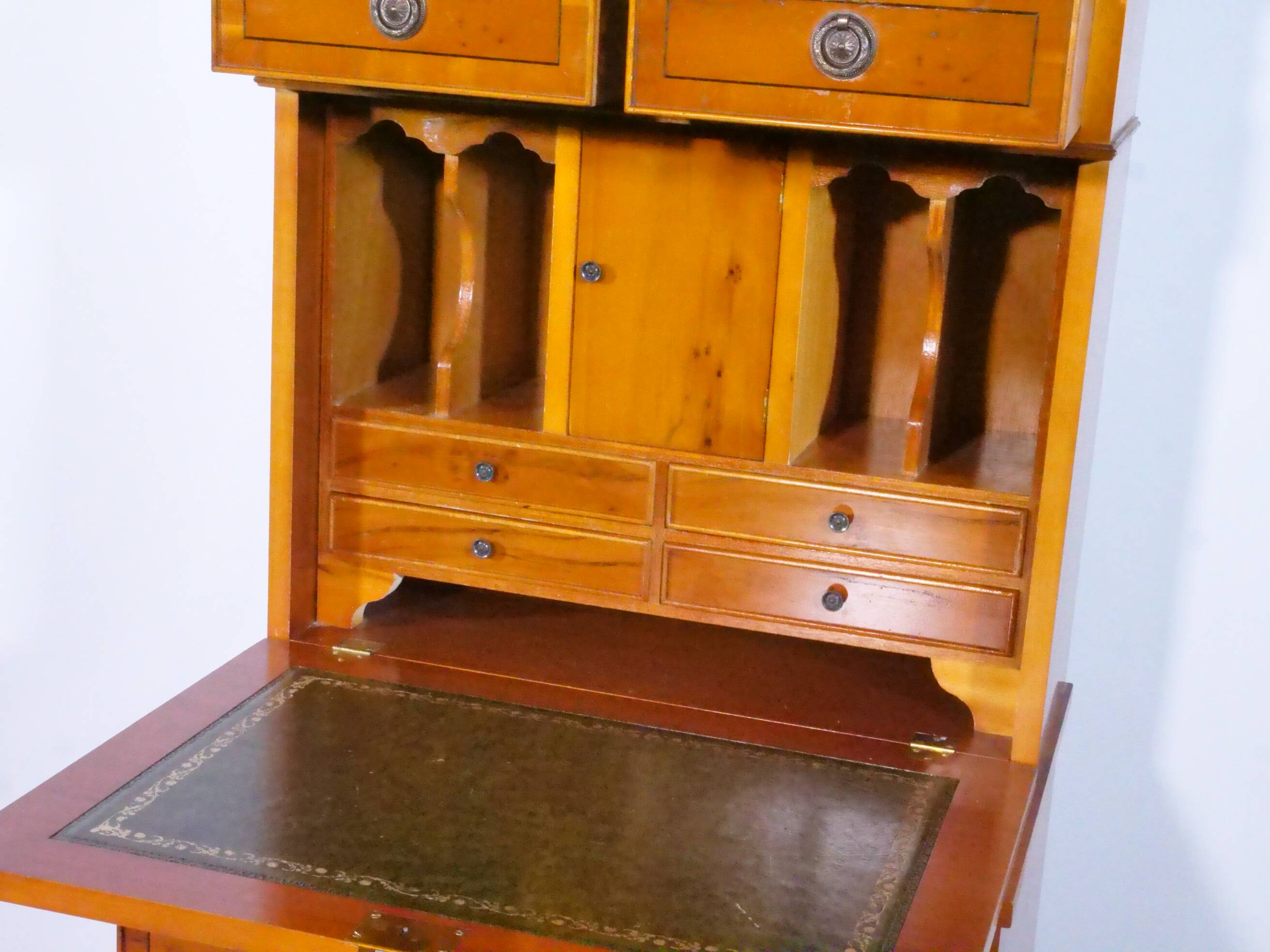Antique Secretary Walnut Vintage Chest of Drawers