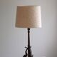 Danish table lamp, Jugendstil, Art Nouveau, in bronze, 1920s.