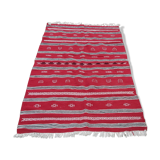 Traditional Berber handmade kilim rug in pure wool 200-110cm