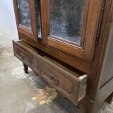 Large old wooden display case