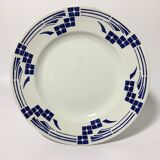Lot de 6 assiettes plates « moulin des loups » modèle comète