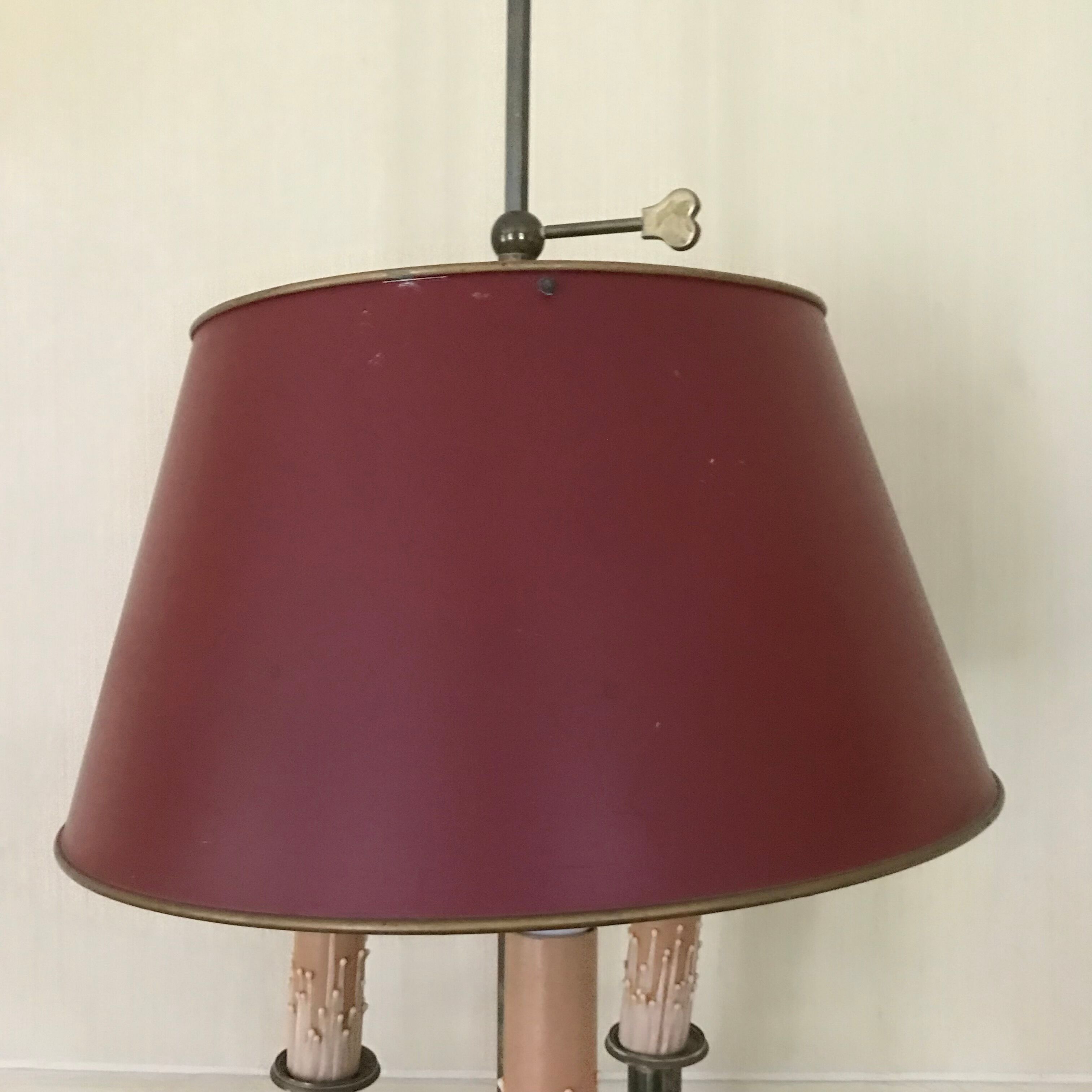 Hot water bottle lamp Aa three lights style Louis XVI XX century