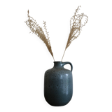 Blue ceramic vase