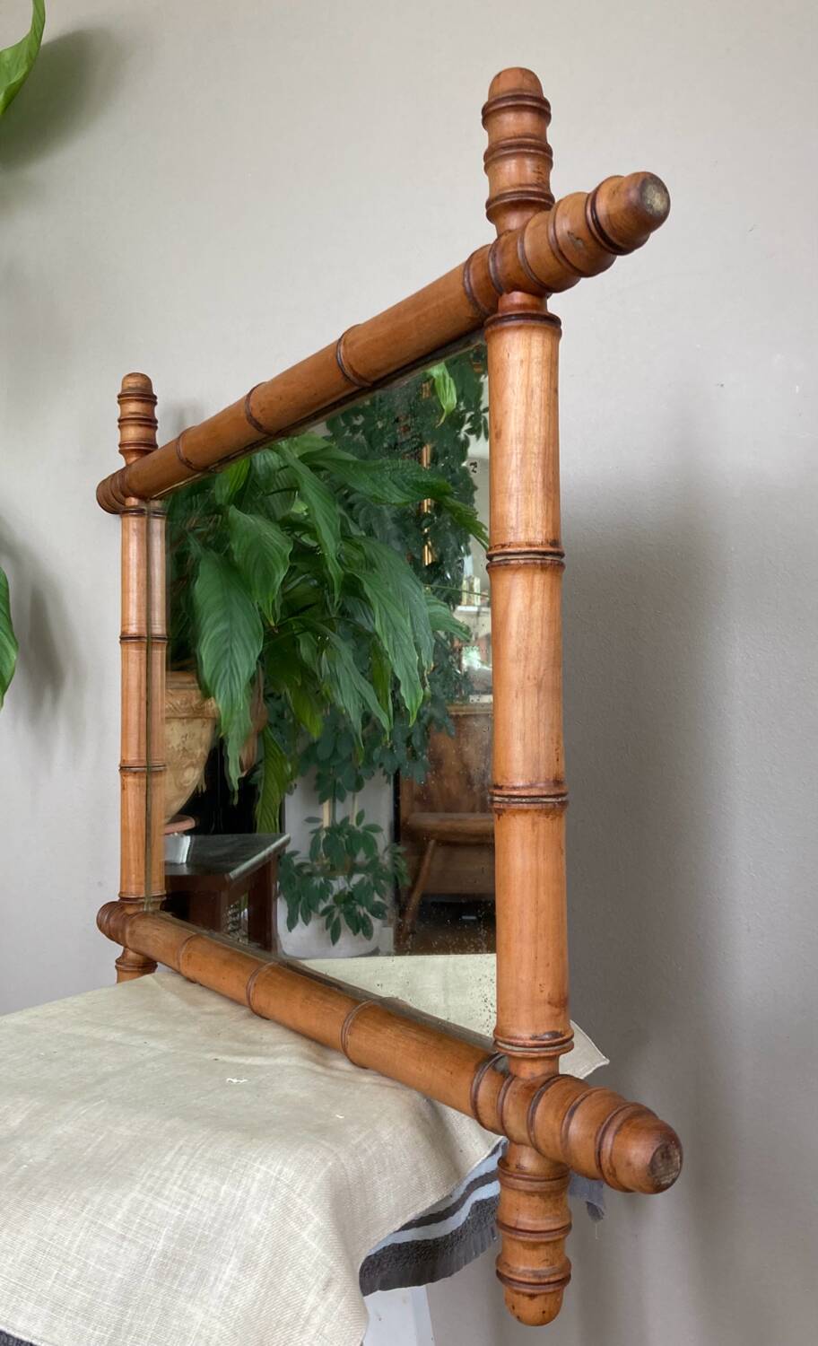 Bamboo Mirror 19th Century