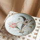 Partitioned metal cut floral patterns