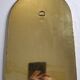 Vintage Moroccan Brass Mirror, Arch Shape, 43 x 28 cm, Stamped