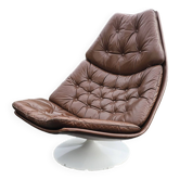 Geoffrey Harcourt pour chaise pivotante F588 pour Artifort
