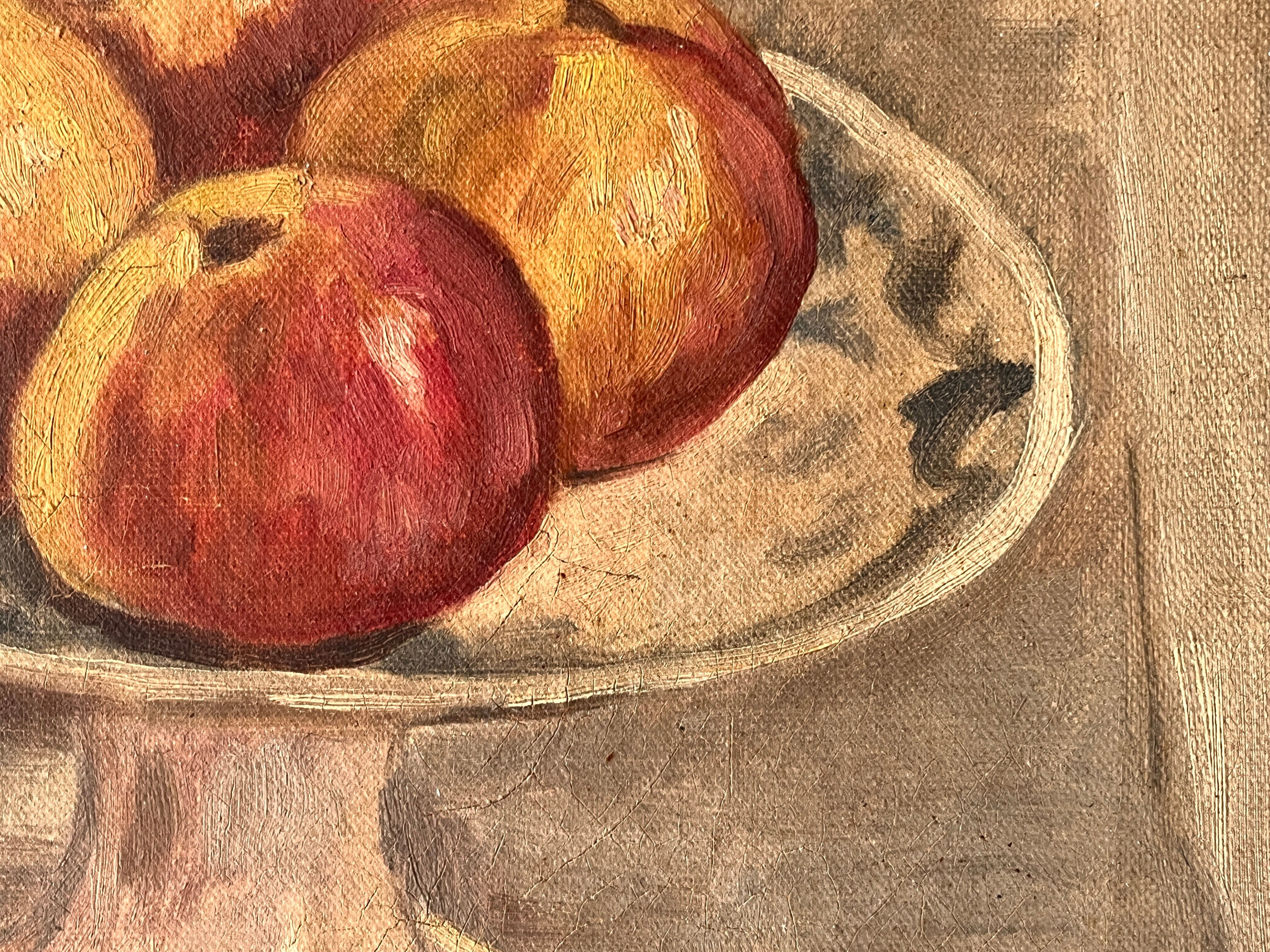 Still Life with Apples circa 1930, oil painting on canvas