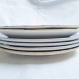 Vintage blue dinner plates