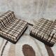 Paire de fauteuil lounge année 70' vintage
