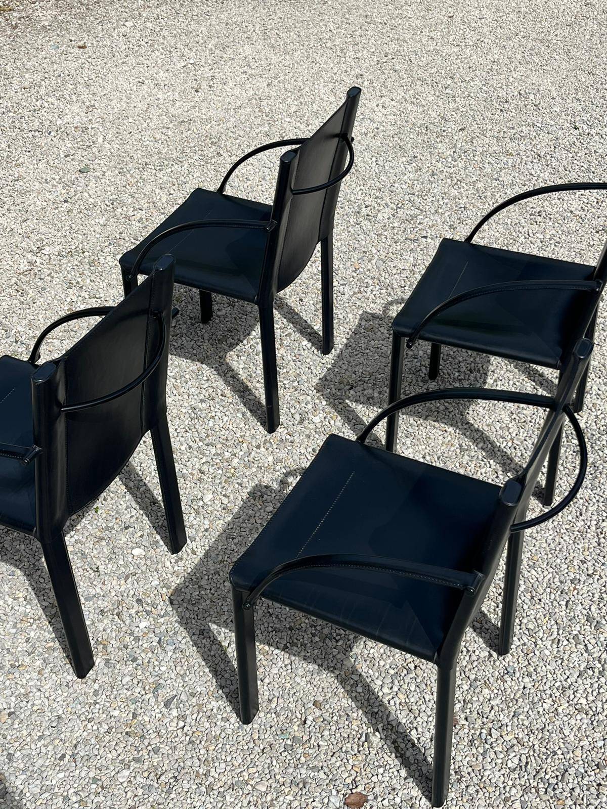 Matteo Grassi leather chairs