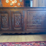 Carved wooden sideboard, Queyras region