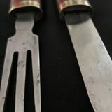 Fork knife set - 70s