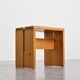 Solid pine stool Les Arcs.