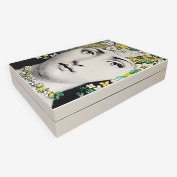 1960s Original Gorgeous Playing Cards Box by Piero Fornasetti in Excellent condition. Made in Italy