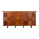 Large solid wood sideboard, modernist work from the 1950s.