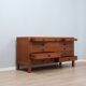 Italian Mid-Century Rationalist Walnut Multi-Drawer sideboard 1970s