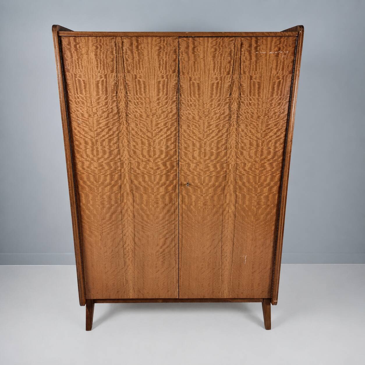 Vintage Wardrobe in Walnut by Tatra Nabytok, 1970s