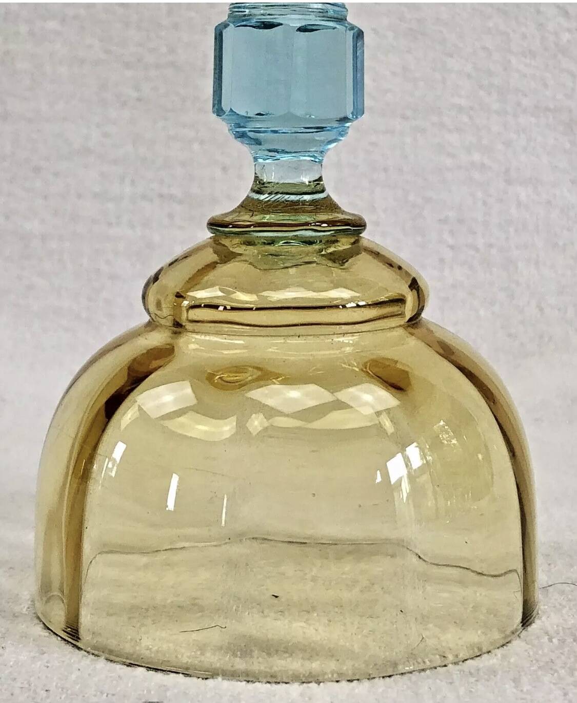 6 anciens verres à vin eau bicolores George Sand
