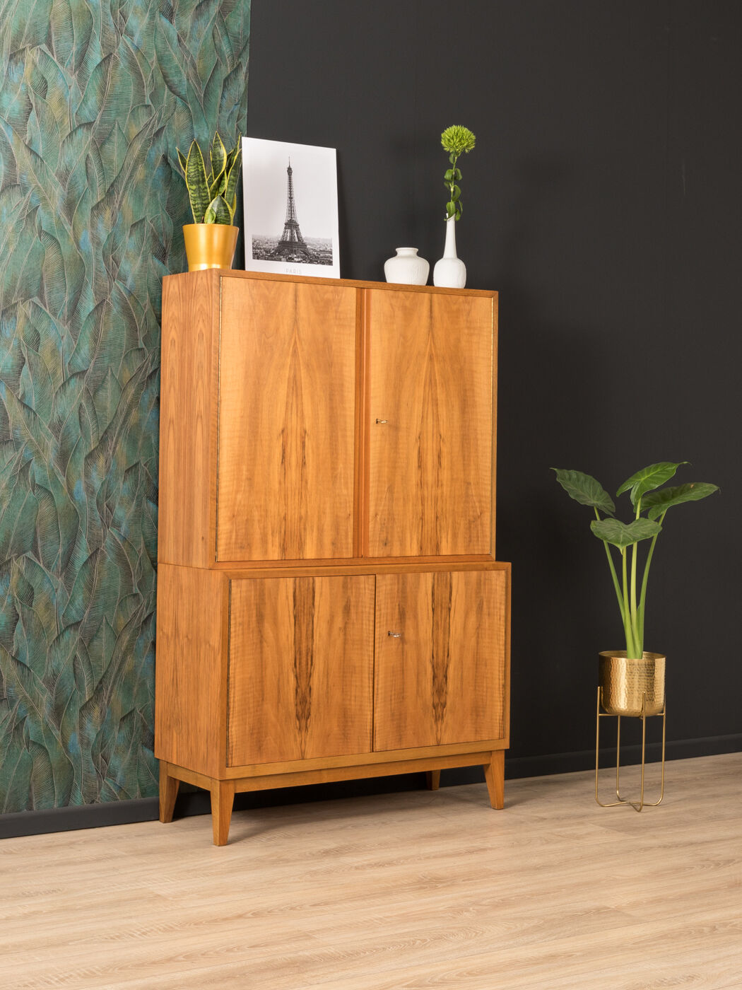 Armoire en noyer de WK Möbel des années 1950