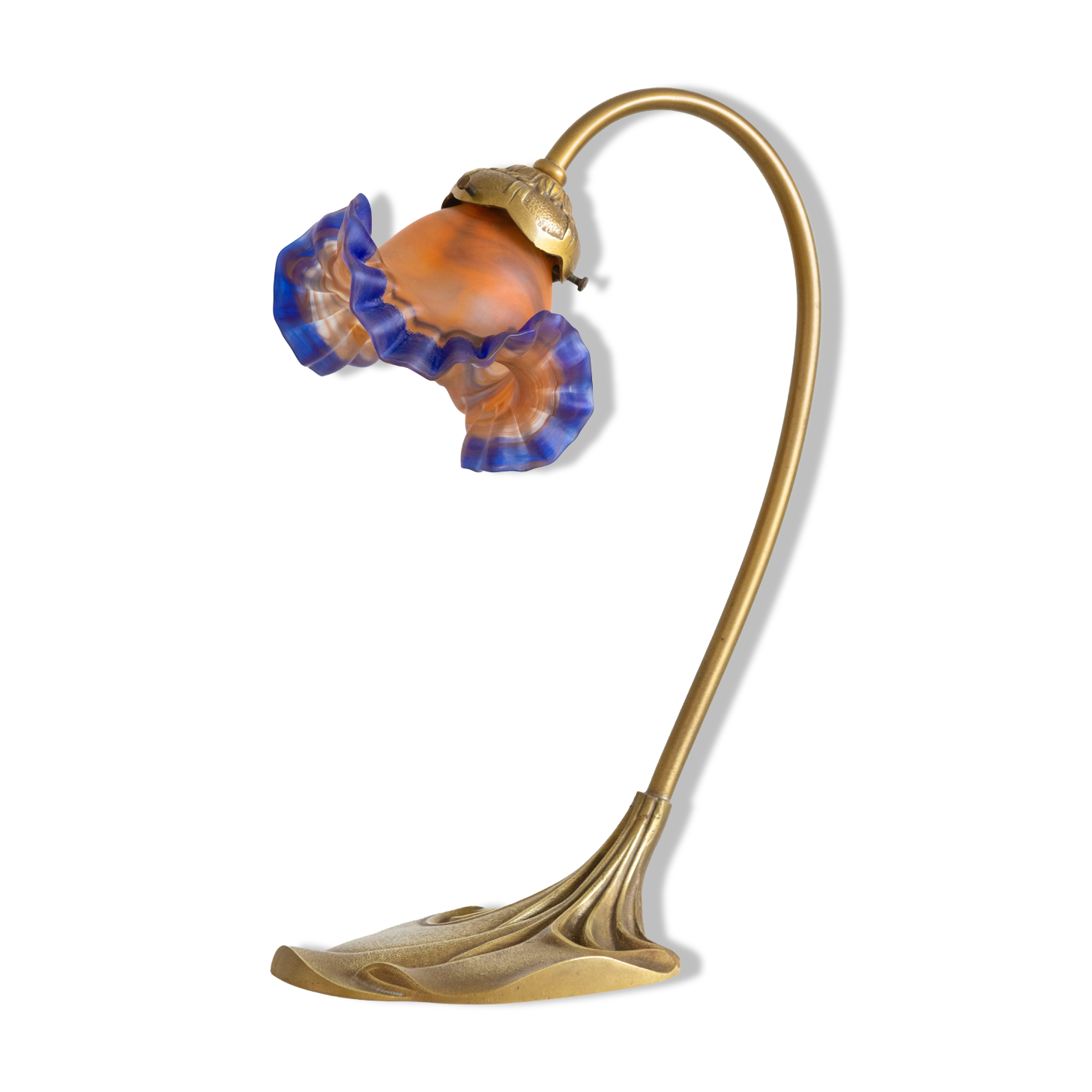 Lamp style art nouveau tulip glass of Vianne