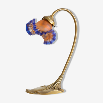 Lamp style art nouveau tulip glass of Vianne