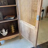 Cane-work oak bonnetière