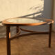 Table basse en teck et verre édition Nathan des années 1960