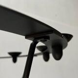 Vintage wrought iron candlestick chandelier by Ehlén Johansson for Ikea, 1990s.