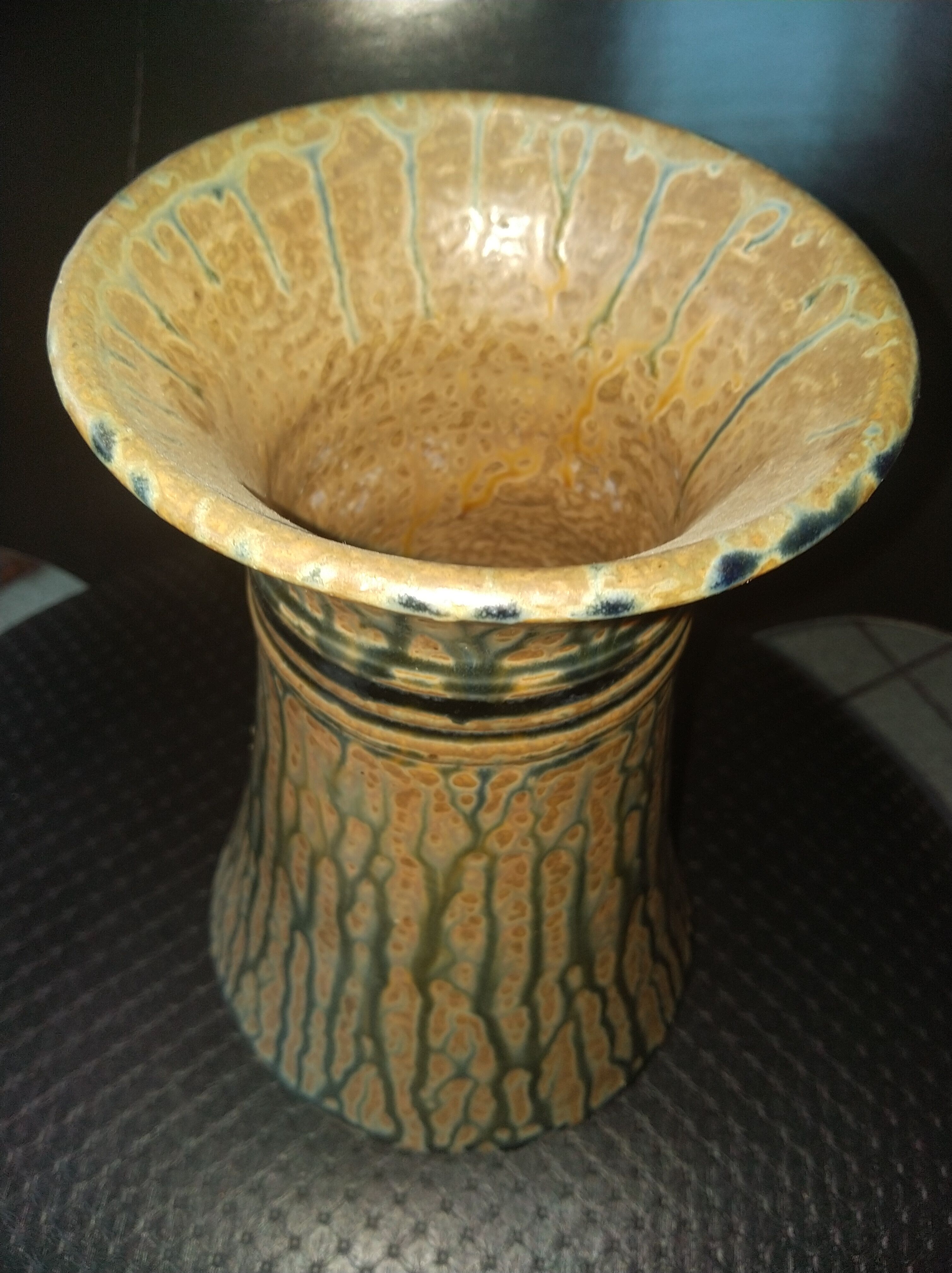 High-fire glazed stoneware vase, 1930/50