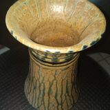 Sandstone vase enamelled large fire cooking 1930/50