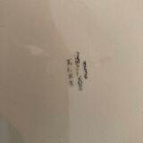 Very large oval dish montereau