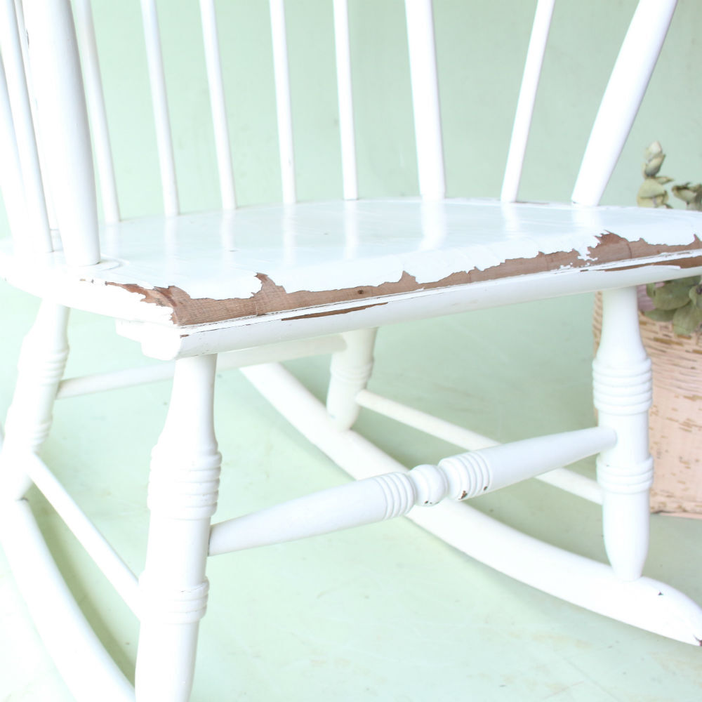 Fauteuil à bascule vintage