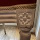 Set of 4 Louis XVI style medallion chairs in lacquered wood and cane