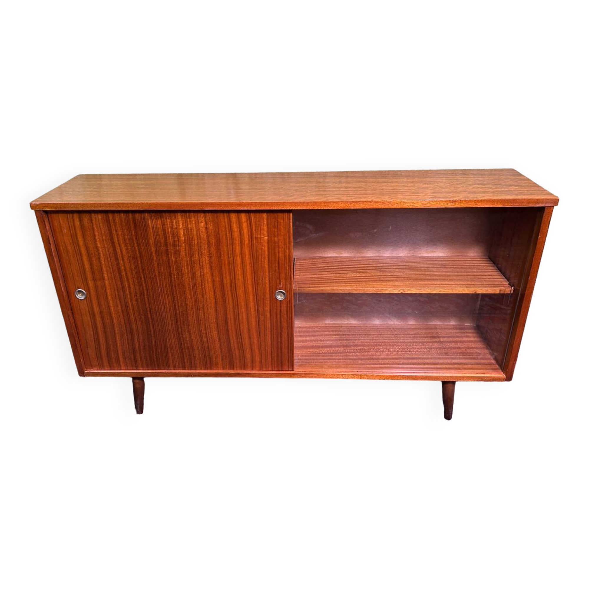 Mid century retro vintage teak bookcase 1960
